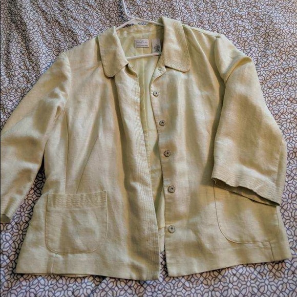 Woman’s size 16 Lime Green Pea Coat - Picture 1 of 2